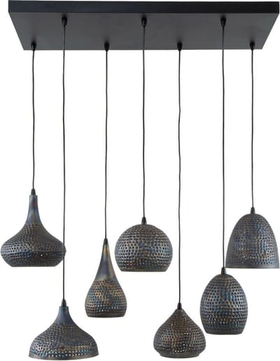 AnLi Style Hanglamp 4+3 punch mix