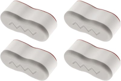 Toiletbrilverhogers - Bidet montagepads - Comfortabele positionering - Verstelbare hoogte - 45 x 18 cm - Grijs/wit
