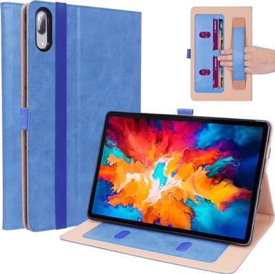 Luxe stand flip sleepcover hoes - Geschikt voor Lenovo Tab P11 Pro - Blauw