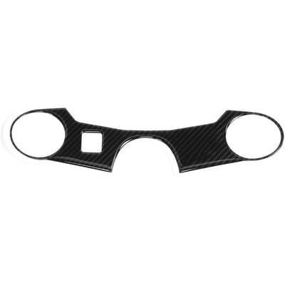 Motorfietssticker van koolstofvezel voor de bovenste kroonplaat (Triple Tree Top End Front Upper Clip Decal) geschikt voor Suzuki GSXR1000 black