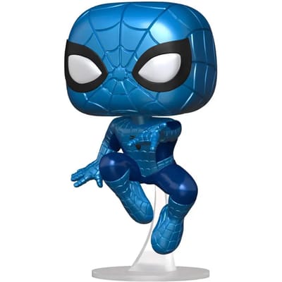 Pop! Marvel: Make-A-Wish - Spider-Man Metallic Blue FUNKO