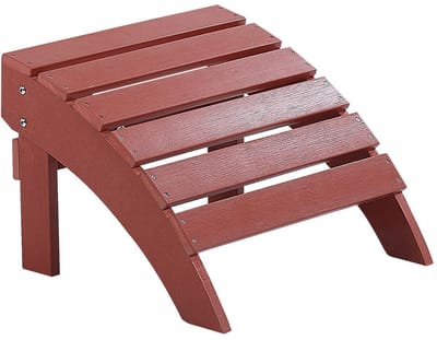 ADIRONDACK - Voetenbank - Rood - Kunsthout