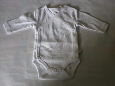 Noukie's - Body - Unie - Premature 46 - Wit Paco