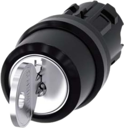 Siemens 3SU10004BL010AA0 3SU1000-4BL01-0AA0 Sleutelschakelaar 2 x 45 ° IP66, IP67, IP69/IP69K 1 stuk(s)