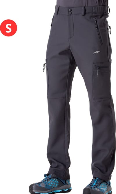Bovista Skibroek - Skipak - Snowboard Broek - Winterbroek - Sneeuwbroek - Heren - Wintersport - Outdoor - Grijs - Maat S