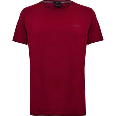Boss Heren Tessler 33 Regular T-Shirt (Donkerrood)