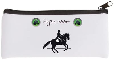 Akyol - paardrijden met naam vrouw Etui - Paardrijden - vrouwen en meisjes - cadeau - verjaardag - geschenk - gepersonaliseerd - 20 bij 9 cm