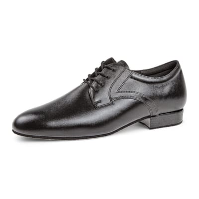 Dansschoenen Diamant 085 - 075 - 028 - Extra comfort - Schokdempende hielkussen - Klassieke heren dansschoenen - Suede zool - Vetersluiting - Ultrazacht - Ballroom, Social, Vrijetijds dansen - Diamant - Zwart - 47 1/2