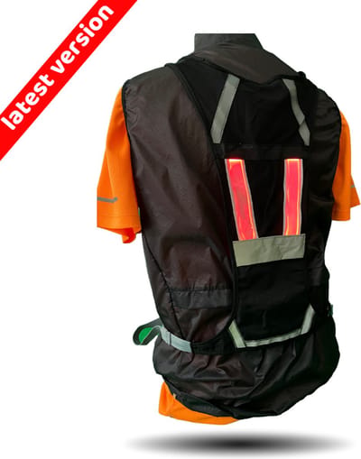 InVincer® UltraRun - Hardloop Verlichting - lichtgewicht sport running Led Vest - USB oplaadbaar - Reflecterend hesje - Ultra B1