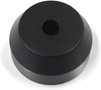 45 RPM Adapter voor 7 Inch Vinyl Record Solid Aluminium Record Adapter (zwart)