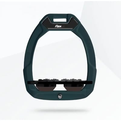 Plat Ultra Grip Veiligheidseisen Paardenrijk Groen/Zwart/Bruin Flex-On Safe-On