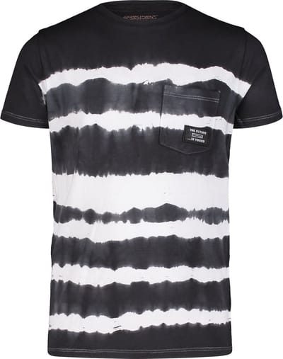 4PRESIDENT T-shirt jongens - Black Tie Dye - Maat 104