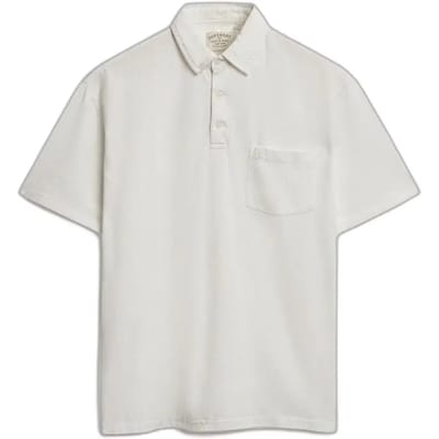 Superdry Classic Cotton Linen Korte Mouw Poloshirt Wit S Man