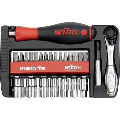 Wiha ProBuddy Evo 46960 Bit- en steeksleutelset 1/4