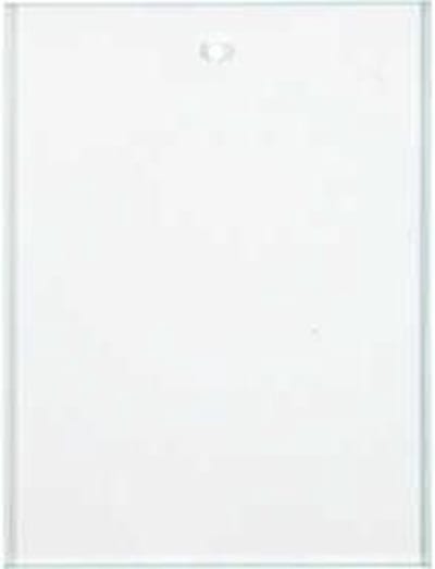 Glazen platen, afm 8x6 cm, dikte 3 mm, 10 stuk/ 1 doos