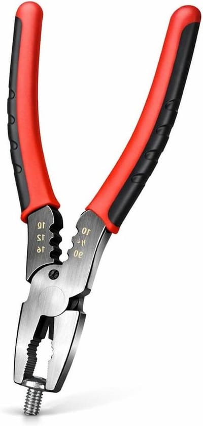 Schroefverwijderaar Tang - Multitool Tang - Vastzittende Schroeven Verwijderen - Tangkaken met Getande Groeven - 6 inch - Zwart