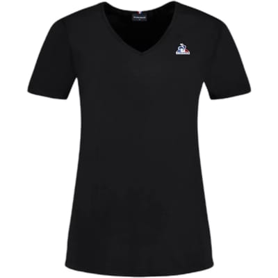 Dames-T-shirt met V-hals Le Coq Sportif Essentiel N°1
