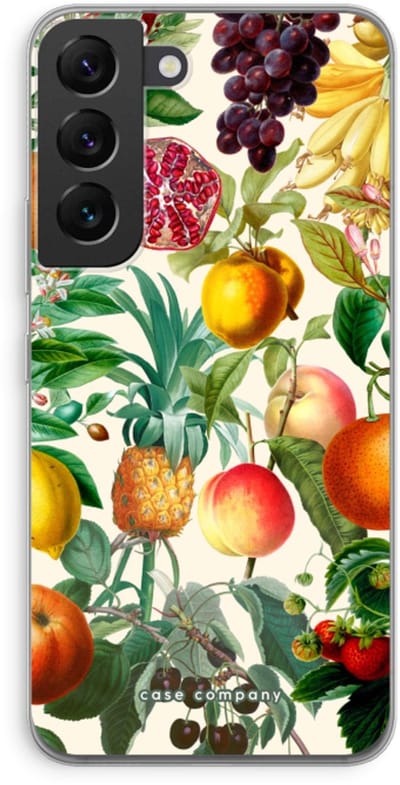 Case Company® - Hoesje geschikt voor Samsung Galaxy S22 hoesje - Classic Flora - Soft Cover Telefoonhoesje - Bescherming aan alle Kanten en Schermrand