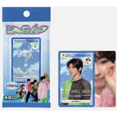 NCT WISH - 2025 ASIA TOUR 'LOG in SEOUL' OFFICIEEL MD ,RUILKAART Ver.A gray