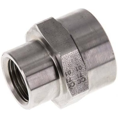 1/2'' NPT x 3/4'' NPT RVS Sok 170 Bar - Hydrauliek - FL2S-F-S-012N-034N