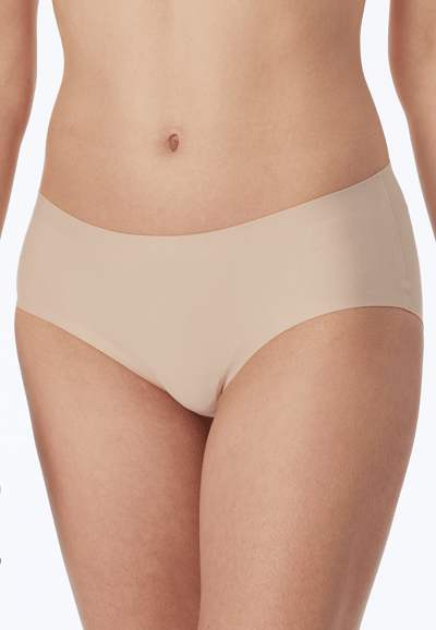 Schiesser Panty naadloos - Invisible Cotton Dames Onderbroek - zand beige