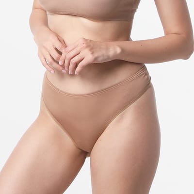 String dames Micro Modal bronze bruin | Ollies Fashion