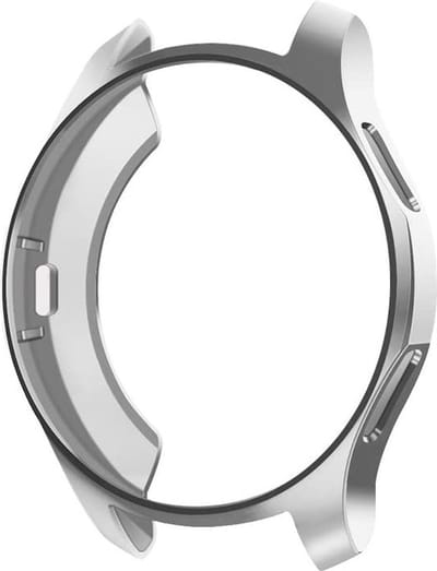 DrPhone ARB2 TPU Ultradunne Case - Bumper – Flexibel - Android Galaxy Watch 4 Classic 42mm – Zilver