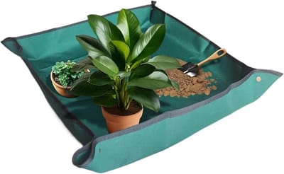 Planten Verpotmat - Tuinieren Pad - Bloemen Verpotten - Waterdichte Oxford Stof - 100 x 100 cm - Groen