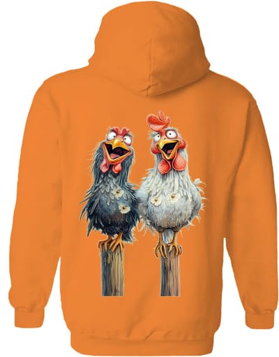 Grappige Kippen Friendly Chickens The Coloured House Hoodie M