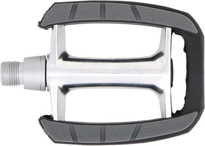 Fiets pedalen - Trekking pedalen - Fietstochten - Antislip loopvlak - 9/16 inch - Zwart zilver