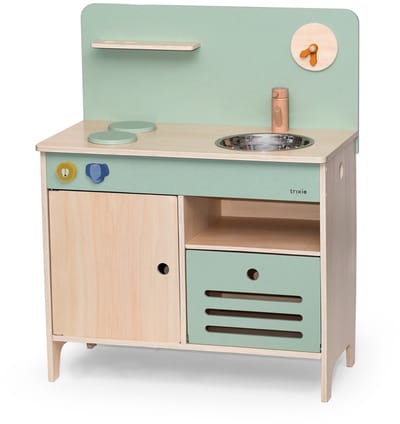 Trixie Houten Speelgoed - Keuken - Speelgoedkeuken voor Kinderen - Met wasbak - Vanaf 3 jaar - Voor Jongens en Meisjes - FSC