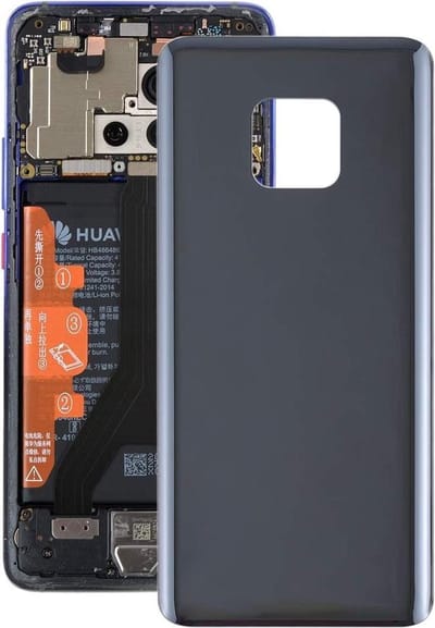 Batterij Cover Achterkant Geschikt voor Huawei Mate 20 Pro – Premium – Zwart