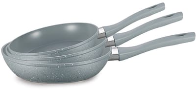 Ferveo Nova Koekenpanset - Inductie - Ø20, Ø24, Ø28 cm - Grijs