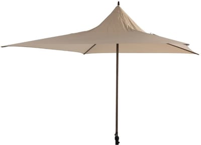 4 Seasons Outdoor Middenstok Parasol Vivenda Beach - Wenge 270 x 270 cm
