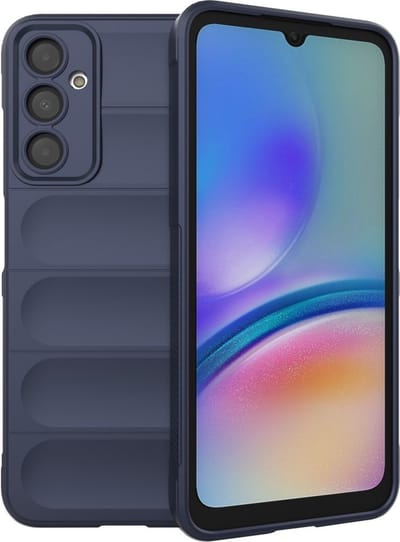 Coverup Hoesje - Geschikt voor Samsung Galaxy A05s Hoesje - Coverup Hands-On Rugged Back Cover - Blauw
