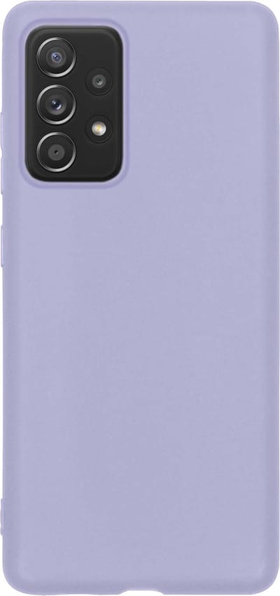 Hoes - Geschikt voor Samsung Galaxy A53 - Sterk & Shockproof - Hoesje Cover - Siliconen Case - Lila
