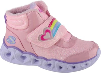 Skechers Heart Lights - Brilliant Rainbow, voor meisje, Roze, Laarzen, maat: 30