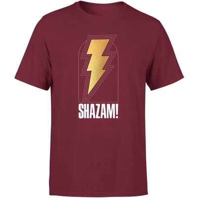 Shazam! Fury of the Gods Bolt Unisex T-Shirt - Burgundy - M