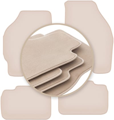 PREMIUM beige matten voor: FIat Punto II hatchback 1999-2010