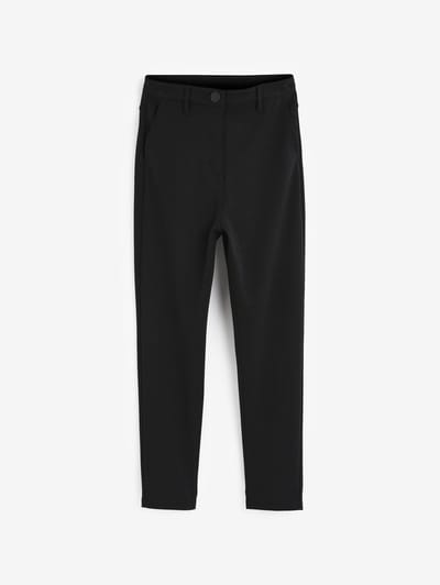 Next - Meisjes - Schoolbroek met stretch en hoge taille voor senioren - Zwart