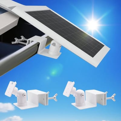Zonnepaneel Montagebeugel - Dakgoot Houder - Energie Opwekken - Geen Boren Nodig - 2 Stuks - Aluminiumkleur