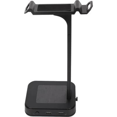 Koptelefoonstandaard Kleurrijk RGB Sterke Veelzijdigheid USB Desktop Gaming Headset Houder met Antislip black