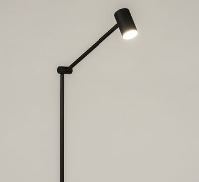 Lumidora Vloerlamp 15597 - TIPIK - Ingebouwd LED - 3.0 Watt - 240 Lumen - 2700 Kelvin - Zwart - Metaal - Met dimmer