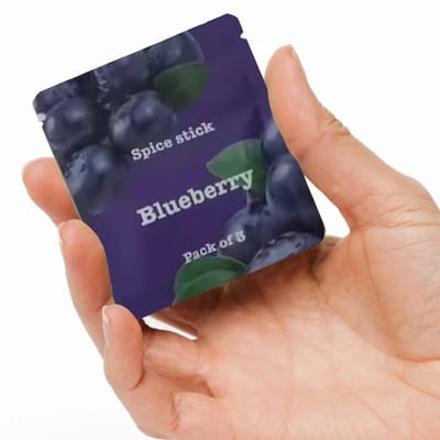 Airvaper smaakpods ( spice sticks ) - Blueberry - Airvaper Navullingen - 1 zakje met 3 Stuks - Natuurlijk & Verfrissend - Goed voor ca. 2 weken