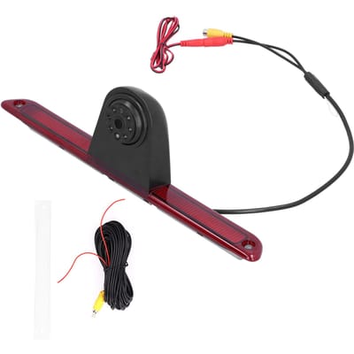 Remlicht Achteruitrijcamera 8 IR LED Nachtzicht Geschikt voor Mercedes Benz Sprinter 2007‑2019 black