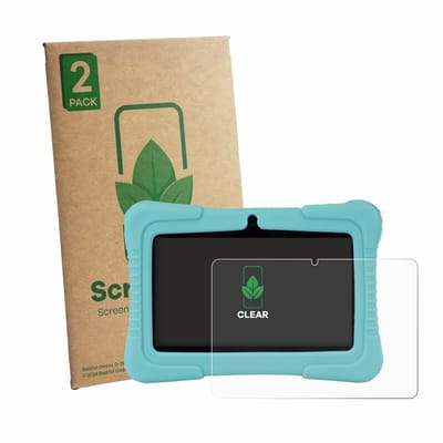 2 Stuks Screenprotector voor SaveFamily Kids Tablet 7" - Hoogwaardige Beschermfolie transparant