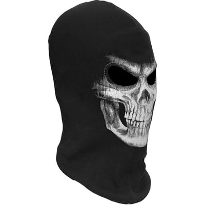 Halloween 3D Skeletmasker Eng Skelet Balaclava Geest Cosplay Kostuum Halloweenfeest Volledig Gezicht black