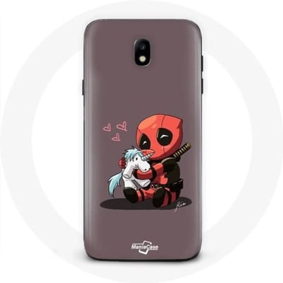 Samsung Galaxy J3 2017 hoesje DeadPool Eenhoorn Eenhoorn
