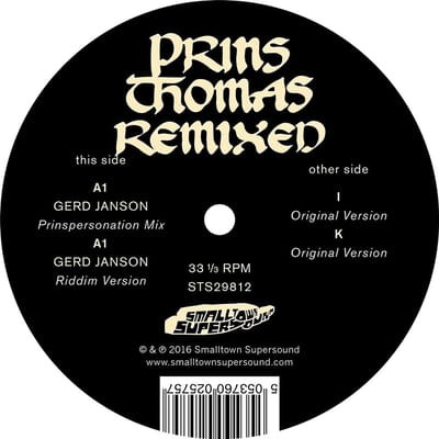 Prins Thomas - Remixed (12" Single)