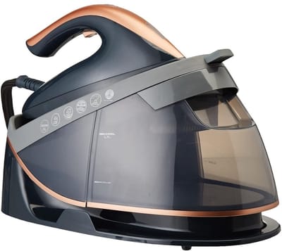 RONN® Strijkijzer met stoomgenerator - strijkijzer met stoom - Strijkijzer - Grijs/Roségoud - ‎44cm x 32cm x 25cm